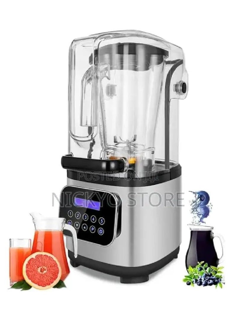 sokany Sokany Digital Blender with Muffler and Soundproof 8000 Watt 2 Liter SK-03024  - Image 2
