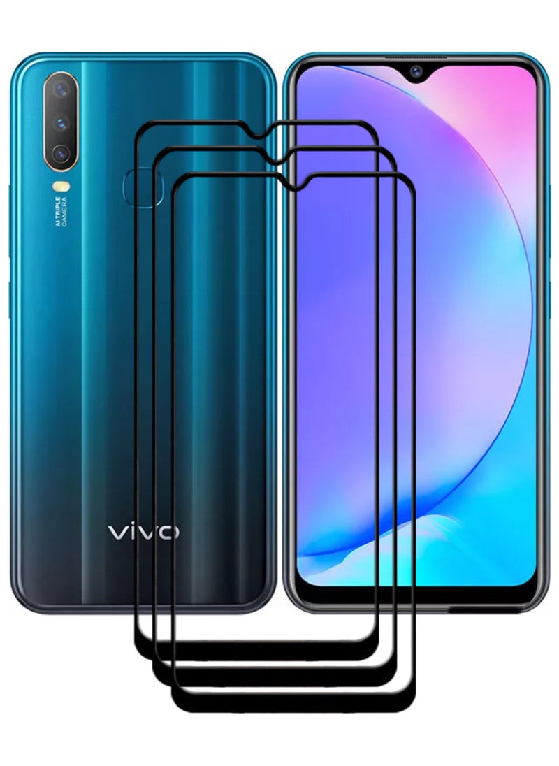 ACLIX 3 Pieces Antistatic ESD Dustproof Premium Quality High Definition Tempered Glass Screen Protector Designed For vivo Y17 - Image 1