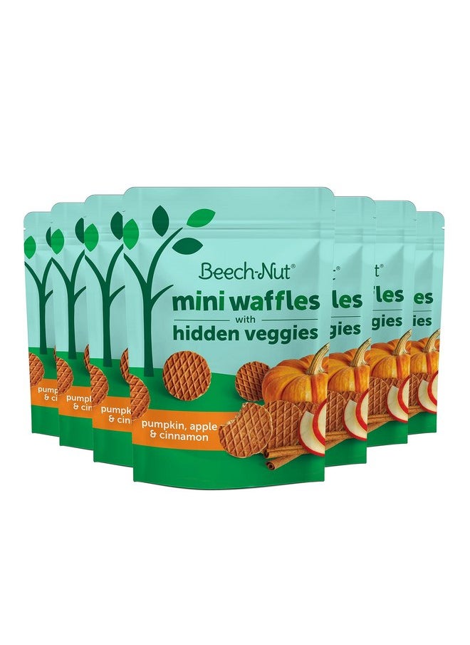 بيتش-نات وجبات خفيفة للأطفال الصغار من Beech-Nut، فطائر صغيرة مع خضروات مخفية، قرع تفاح قرفة، خالية من الكائنات المعدلة وراثيًا، كيس 3.2 أونصة (7 عبوات)  - Image 1