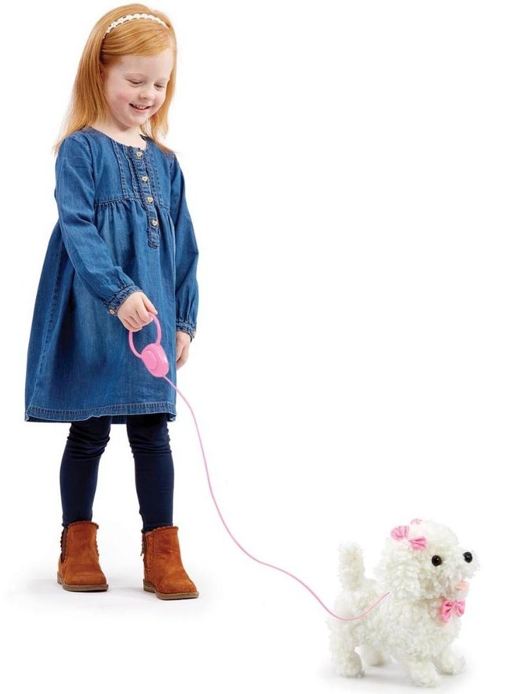 ADDO Addo Pitter Patter Pet Puppy Walk Along Poodle, Battery Operated | Can Walk, Wag it's Tail and Bark  | With Realistic Movements | Soft Toy | Interactive Plush Toy | Snuggling Plush Pet | Gift for Kids  - Image 2