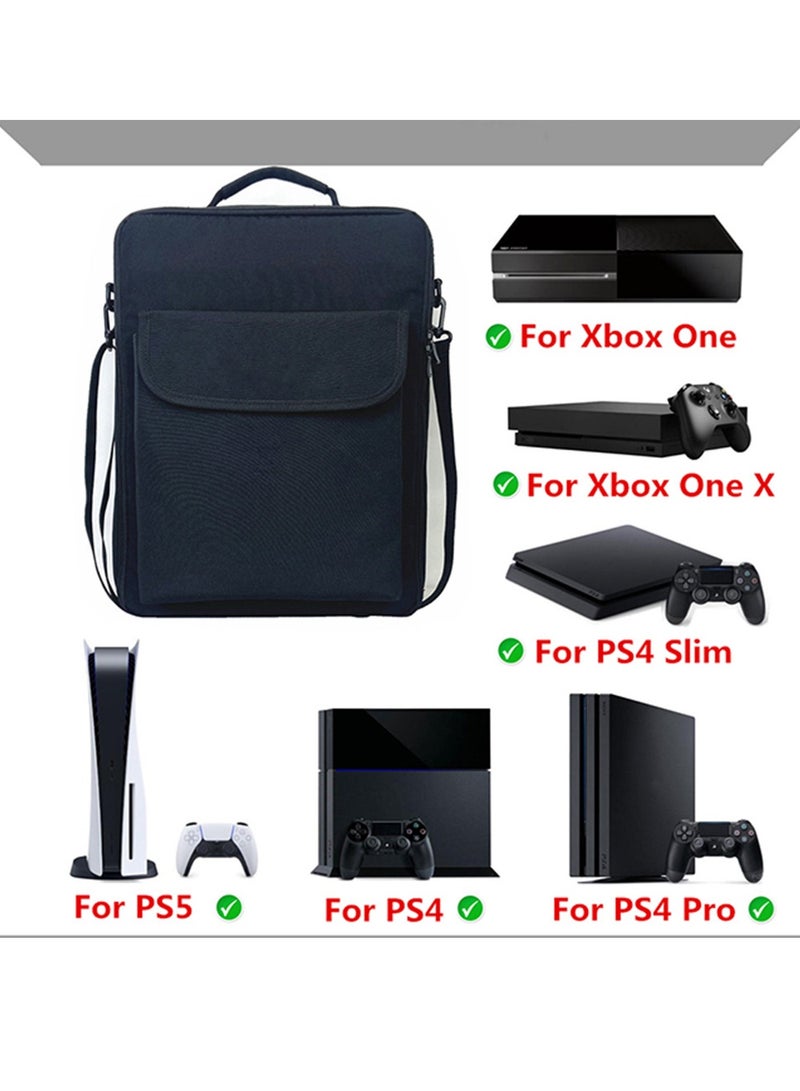 Flash Hawk Large Capacity PS5 Backpack Carry Case for PS5/PS4/PS4 Pro/Xbox - Image 3