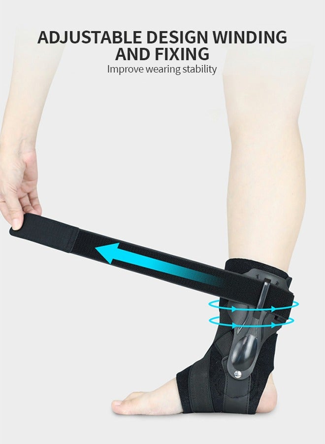 GROIC Ankle Brace, Ankle Stabilization Support, Ankle Sprain Prevention Ankle Protector, Ankle Injury Recovery Wrap, Lace Up Ankle Support for Running, Basketball, Volleyball (L) - Image 3