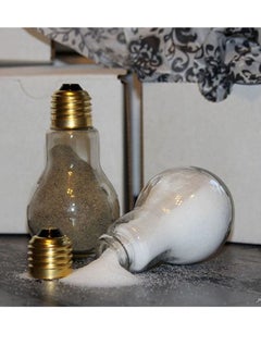 co arma Set of 3 bulb-shaped jars for spices, sugar or spices, multicolored, 13 cm  - Image 4
