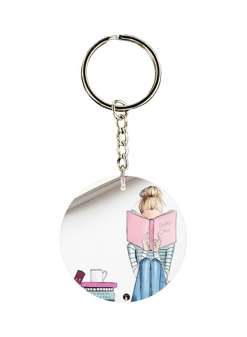 One Side Printed Keychain