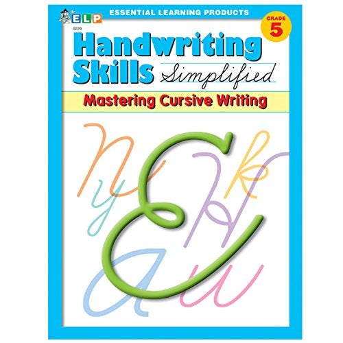 Essential Learning Products Zaner-Bloser Simplified Method Handwriting Skills Grade 5 Mastering Cursive (0229) - Image 1