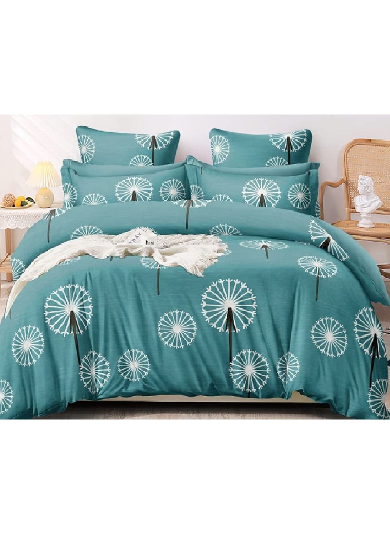 Laying Style Laying Style Soft Glace Cotton Super King Size Duvet Cover II Razai Cover II Quilt Cover for Double Bed Size with Zipper Dohars 108x108 inchMulti1  - Image 2