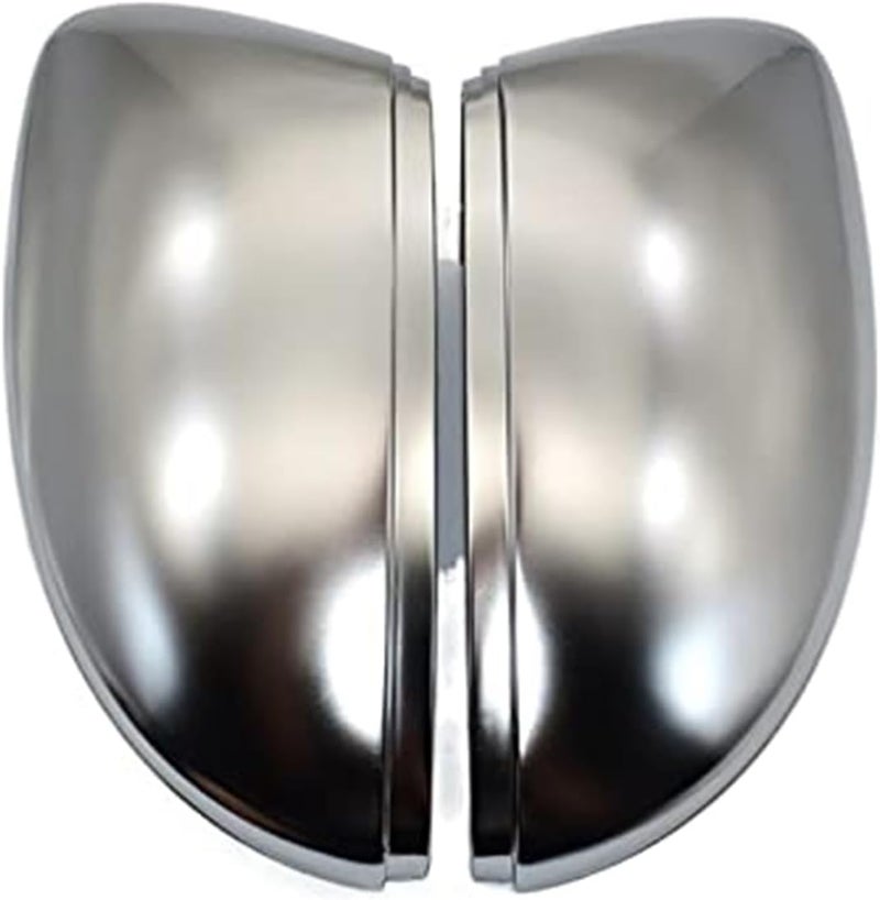 Wivplex Matte Chrome Rearview Mirror Cover Cap - Image 1