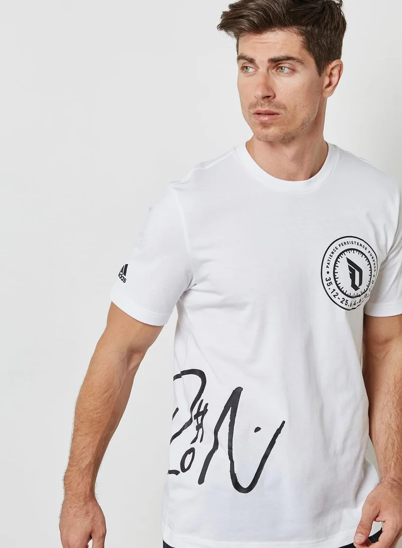 Adidas Dame Logo T-Shirt