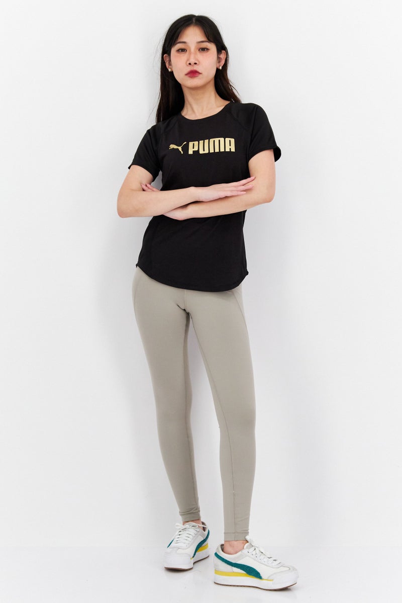 PUMA Women Sportswear Fit Short Sleeve Outdoor T-Shirts, Black - Image 4