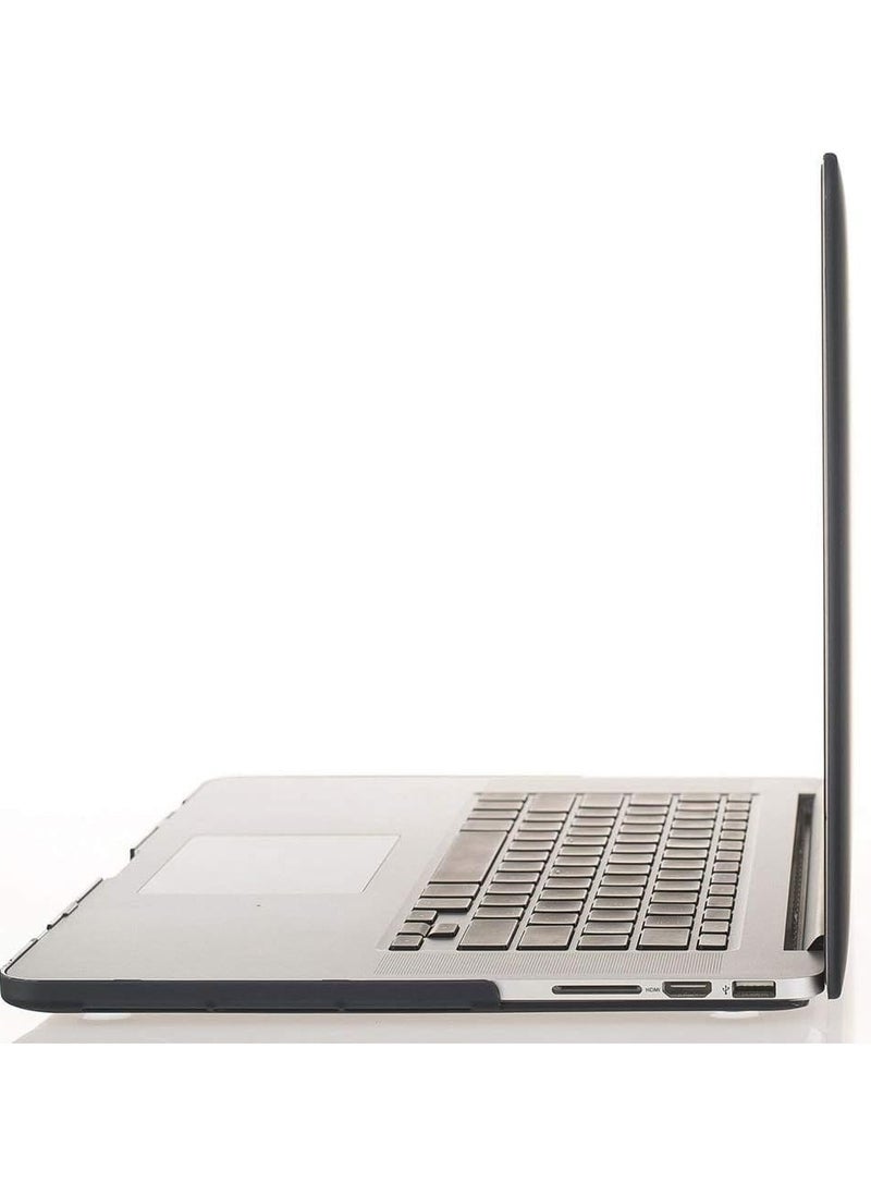 Compatible with MacBook Pro 13 inch Case 2015 2014 2013 end 2012 Older Version (Models: A1502 & A1425) with Retina Display, Protective Plastic Hard Shell Case Cover, Black
