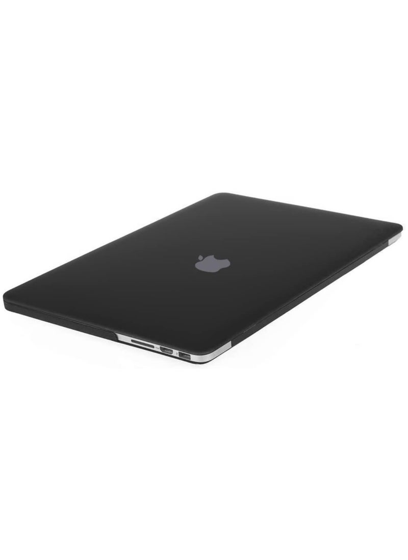Compatible with MacBook Pro 13 inch Case 2015 2014 2013 end 2012 Older Version (Models: A1502 & A1425) with Retina Display, Protective Plastic Hard Shell Case Cover, Black