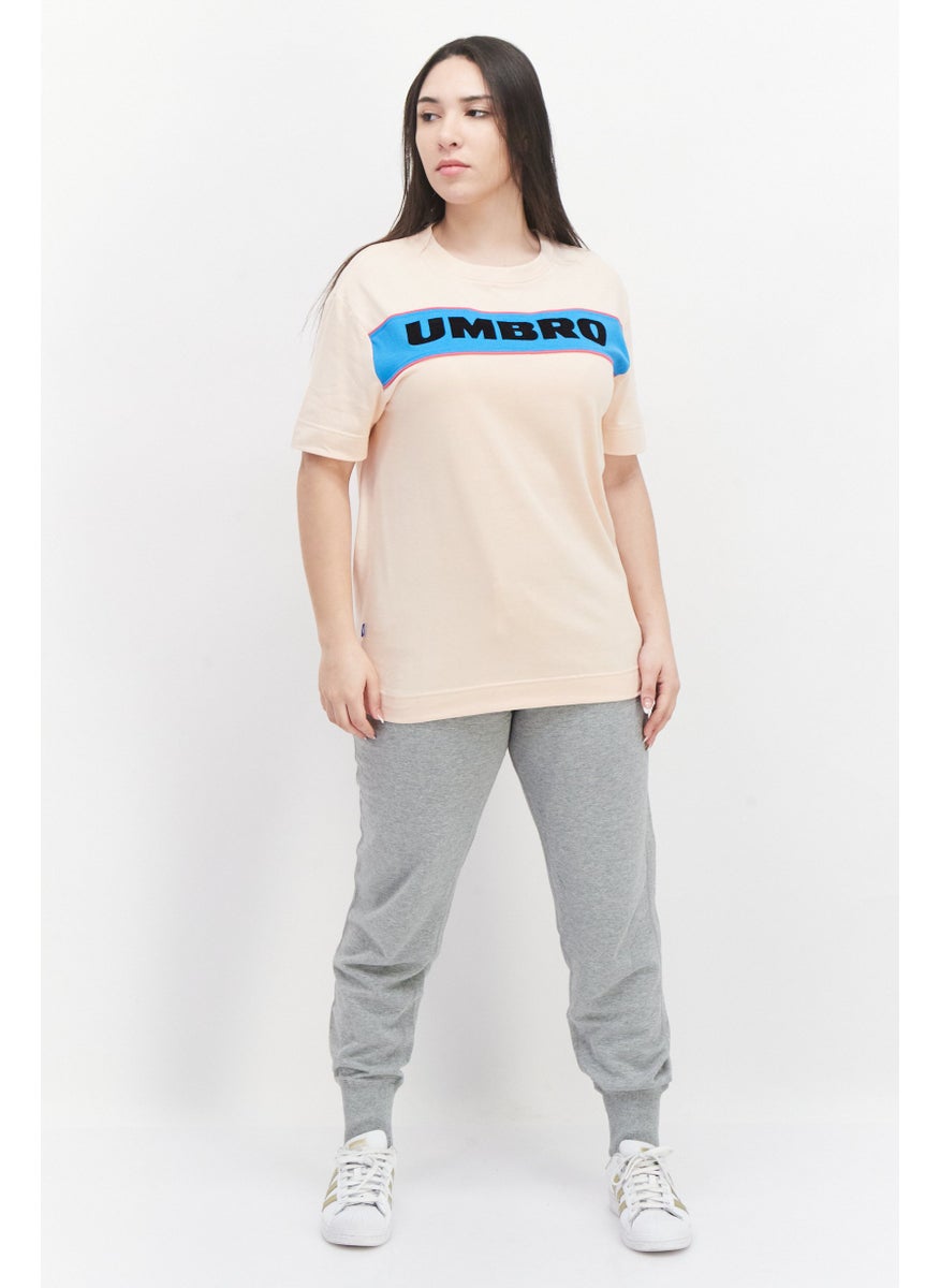 umbro Women Sportswear Fit Training T-Shirt, Light Peach  - Image 4