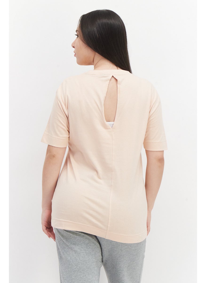 umbro Women Sportswear Fit Training T-Shirt, Light Peach  - Image 3