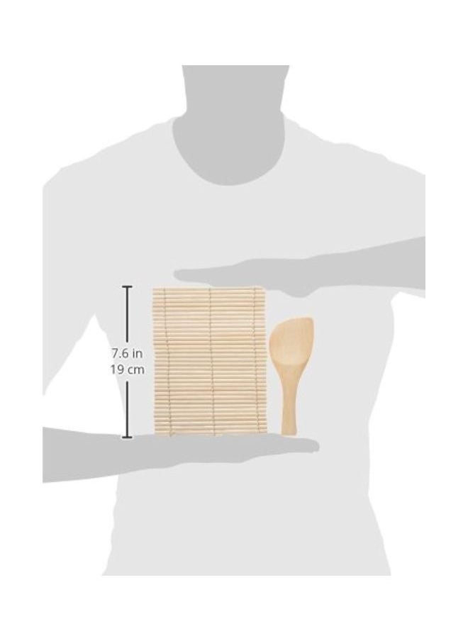 Generic - Hand Roll Mat With Rice Paddle - Image 1