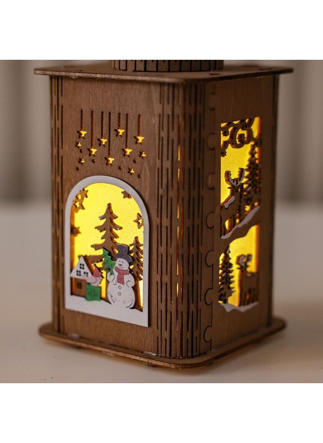 DANUBE HOME Danube Home Rudolph Christmas Lanterns Festive Decor For Holiday Cheer Multi Color Design Lights| Perfect For Christmas Tree & Home Decorations Decorative Home Accessories  - Image 2