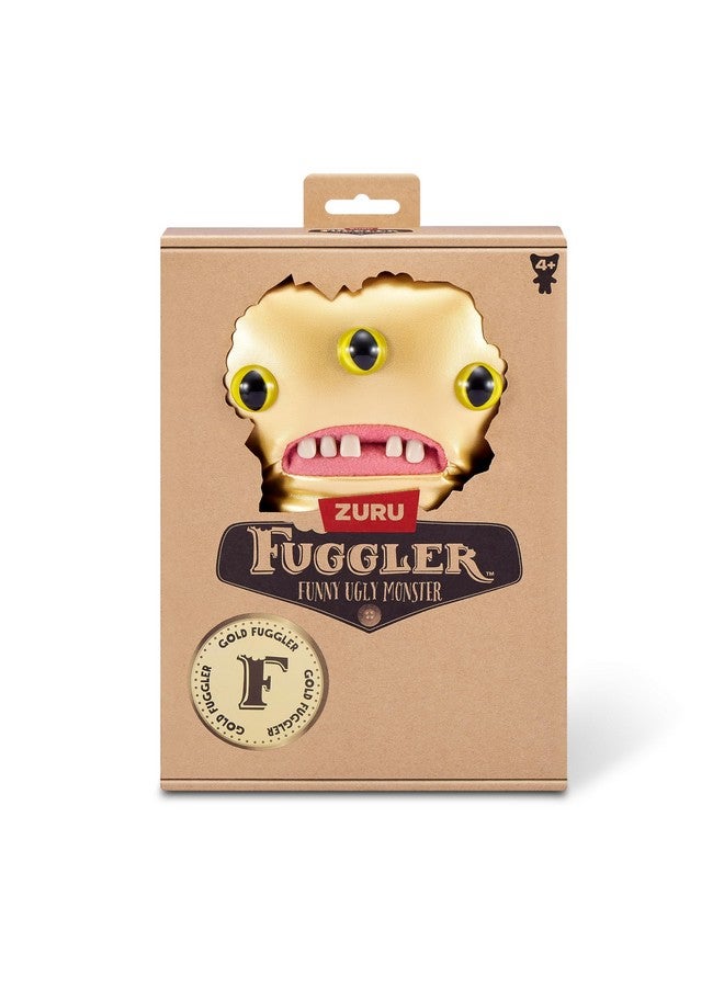 Fuggler فوجلر جولد فوجز من زورو، وحش قبيح مضحك، لعبة محشوة، قابلة للجمع (ريكو - ذهبي بالكامل) - Image 2