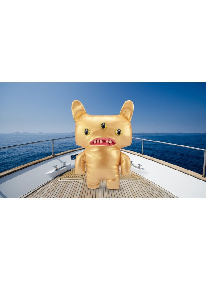 Fuggler فوجلر جولد فوجز من زورو، وحش قبيح مضحك، لعبة محشوة، قابلة للجمع (ريكو - ذهبي بالكامل) - Image 5