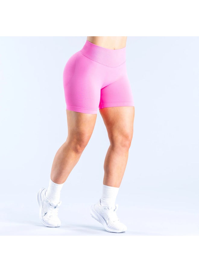 Seamless Yoga Halter Top High Elastic Showing Yoga Pants Fitness Trousers Suspender Sports Bra Set - Image 3