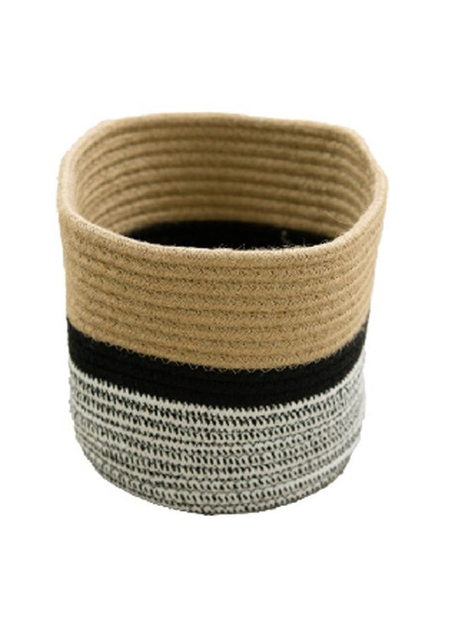 HONEYBEE Space-Saving Durable and Lightweight Storage Basket Multicolour 20 x 19 x 19 cm SB0190A-S  - Image 1
