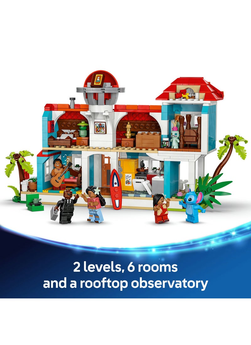 LEGO Disney Classic Lilo And Stitch Beach House 43268 (834) Pieces  - Image 4