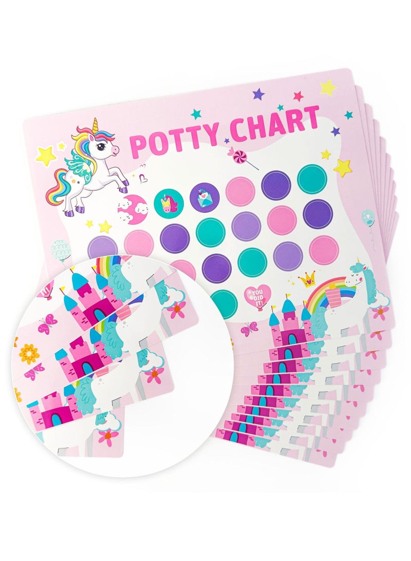 تي سي يونيكورن الفخار ملصقات الرسم البياني التدريب للأطفال - Image 5