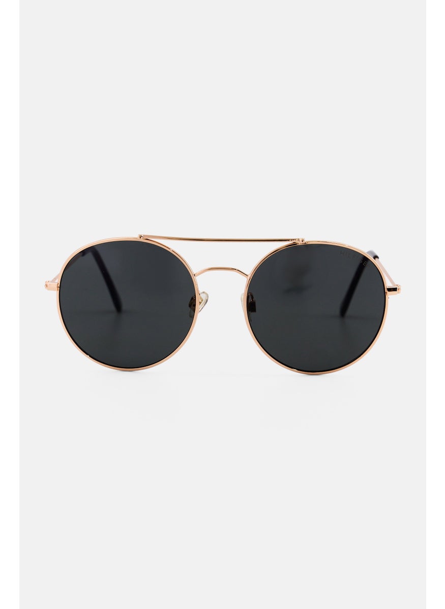TOMMY HILFIGER - Men THO CE CORMAC Round Sunglasses, Gold - Image 1