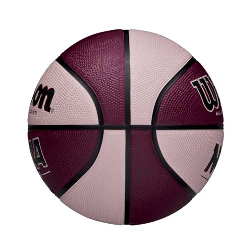 WILSON NCAA Era Basketball - Plum/Pink, Size 6-28.5" - Image 4