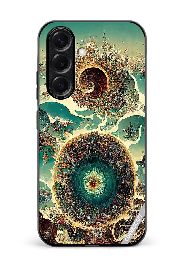 VR CREATIVE Protective Case Cover For Samsung Galaxy S25 Surreal City Design Multicolour