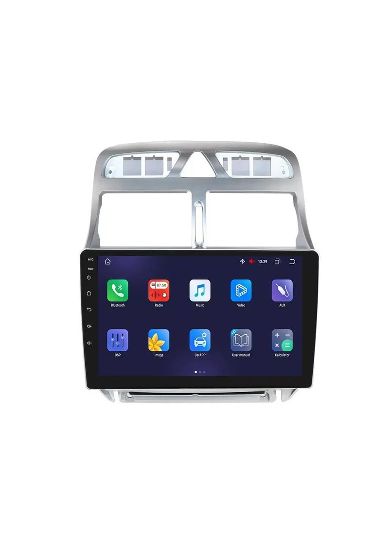 SHEZA STAR - Android Car Stereo for Peugeot 307 307CC 307SW 2002 To 2013 6GB RAM 128GB ROM 9 Inch Support SIM Card, Apple Carplay, MirrorLink WiFi BT, IPS Touch Screen with AHD Camera Included - Image 1