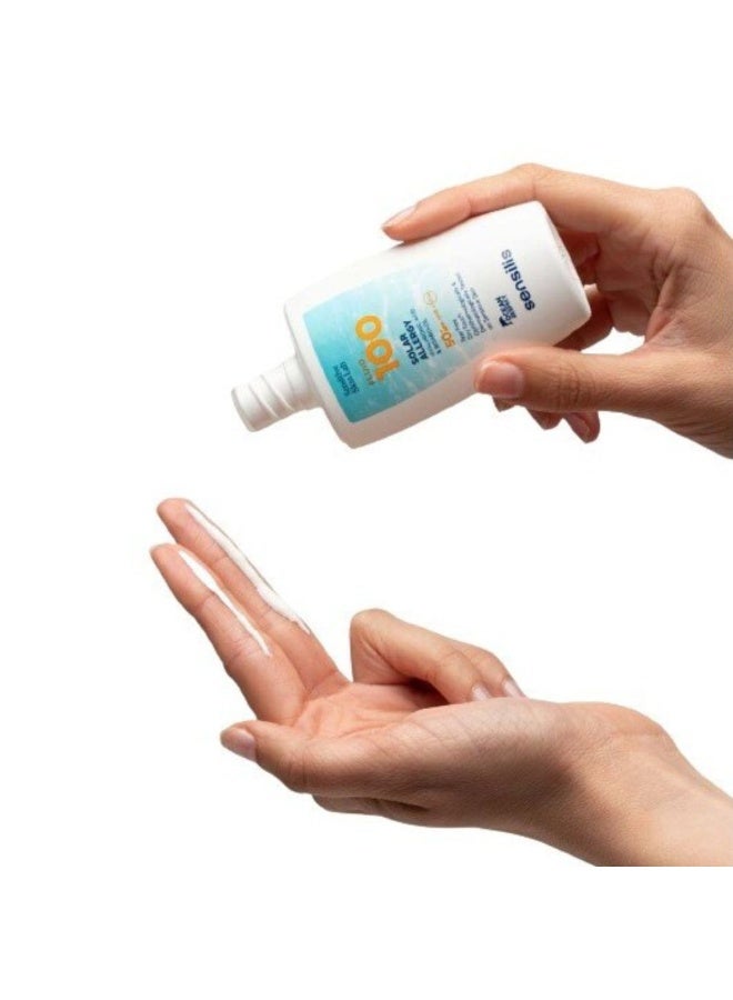 سينسليس سائل سينسيليس 100 للحساسية الشمسية بعامل حماية 50+ عالي جدًا 40 مل - Image 3