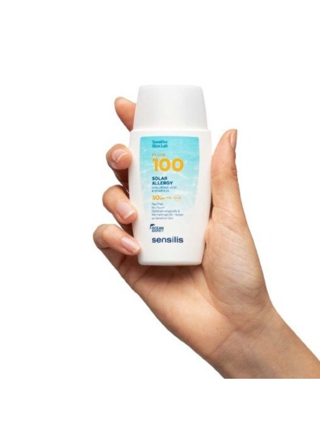 سينسليس سائل سينسيليس 100 للحساسية الشمسية بعامل حماية 50+ عالي جدًا 40 مل - Image 2