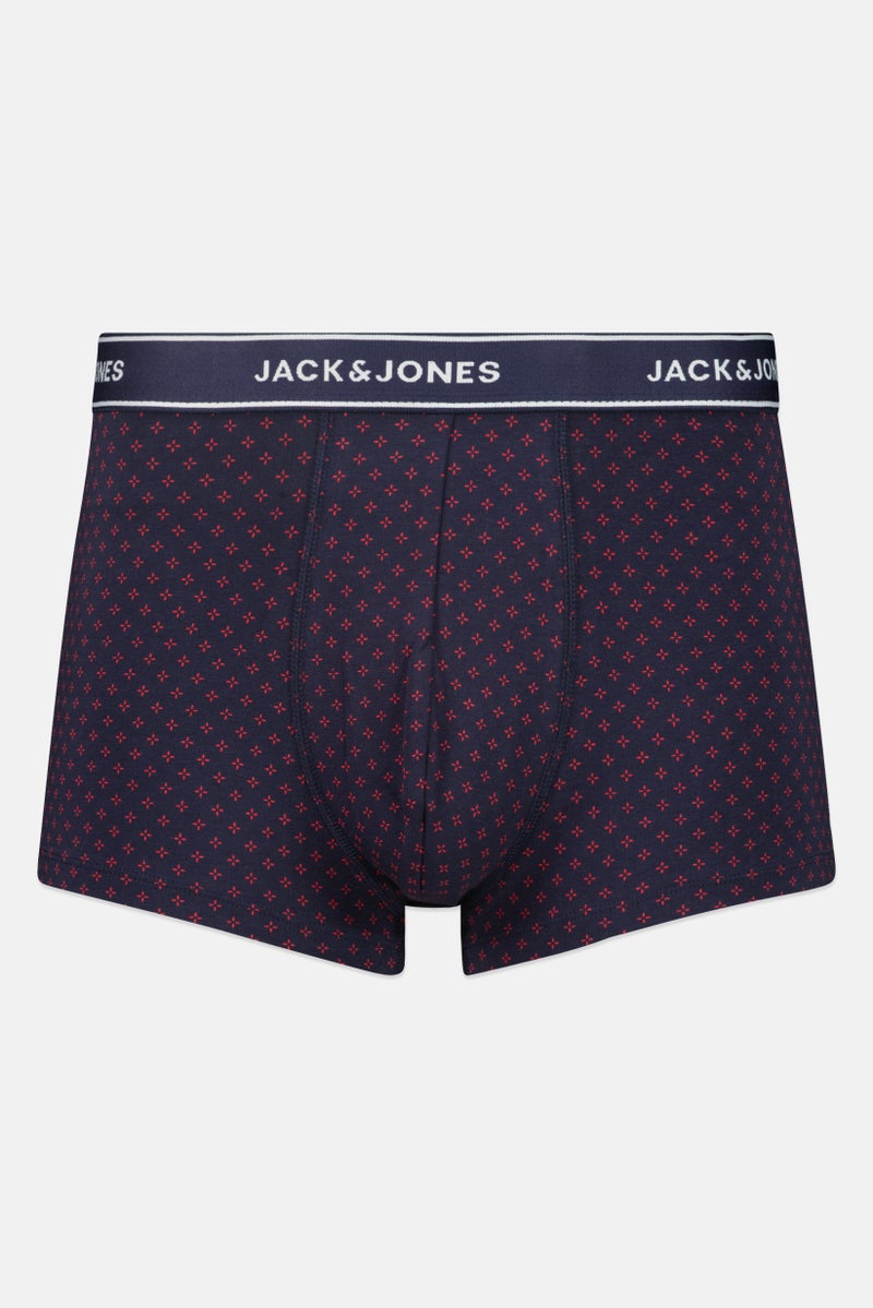 Jack Jones Men 2 Pack Brand Logo Boxer Trunks, Multicolor - Image 2