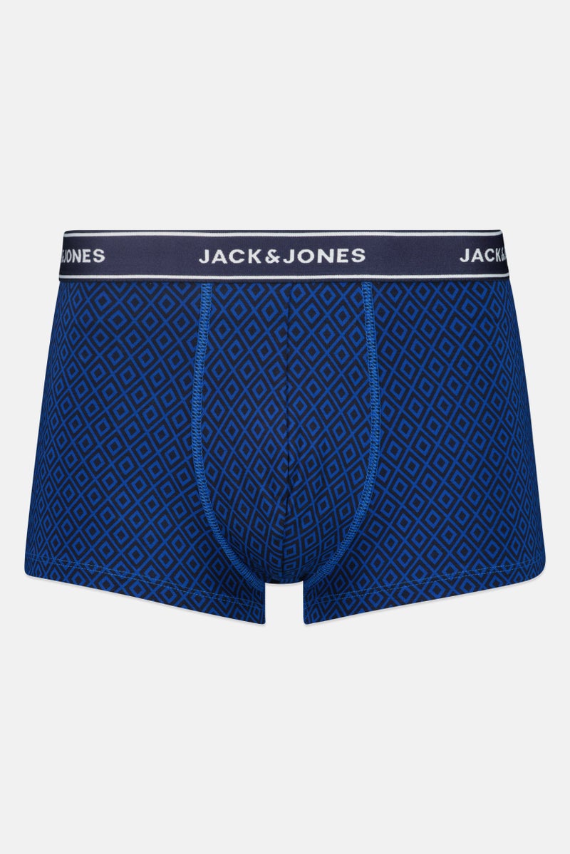 Jack Jones Men 2 Pack Brand Logo Boxer Trunks, Multicolor - Image 5