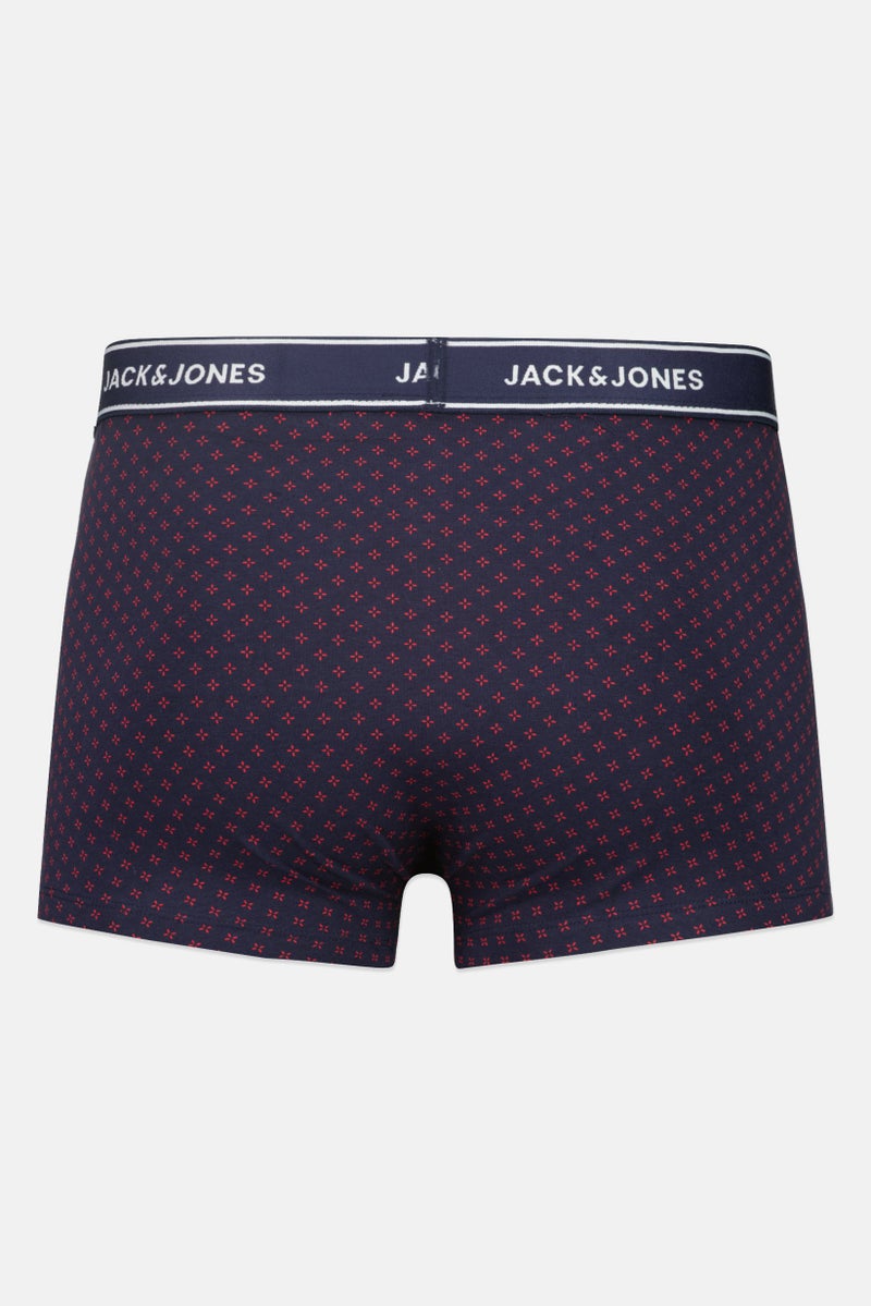 Jack Jones Men 2 Pack Brand Logo Boxer Trunks, Multicolor - Image 4