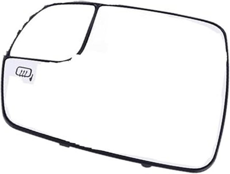 QASULER Left Door Side Rearview Mirror Glass for Ford Edge - Image 1