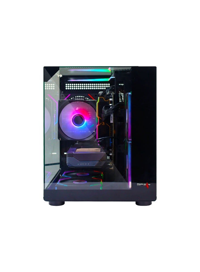 Spear Pc Gaming PC With Intel Core i5-14400F Processor/32GB RAM DDR5/1TB SSD/8GB Nvidia GeForce RTX 5060 Graphics/Windows 11 Pro/ Black - Image 1