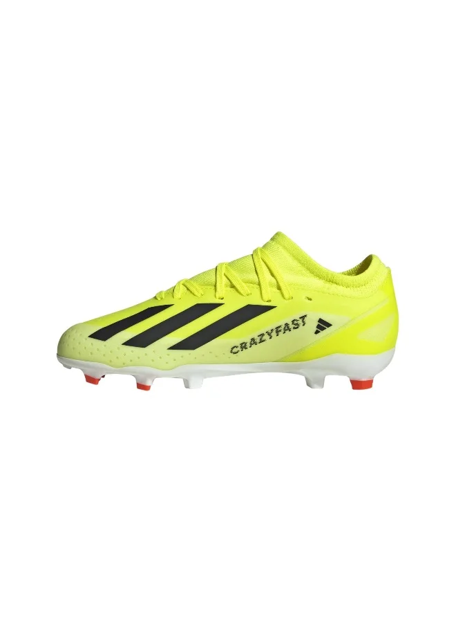 adidas adidas X Crazyfast League Fg J Yellow Football Shoes 10K