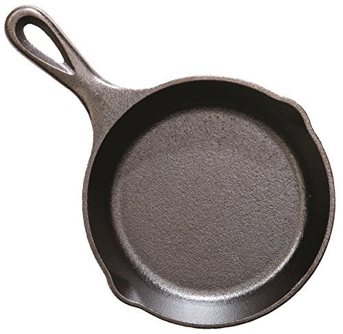 Lodge مقلاة صغيرة من الحديد الزهر معززة بالحرارة ومتبلة من لودج H5MS، 5 إنش - Image 2