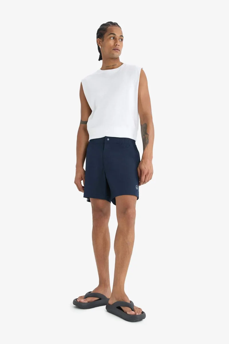 ديفاكتو DeFactoFit Flexible Textured Swim Shorts