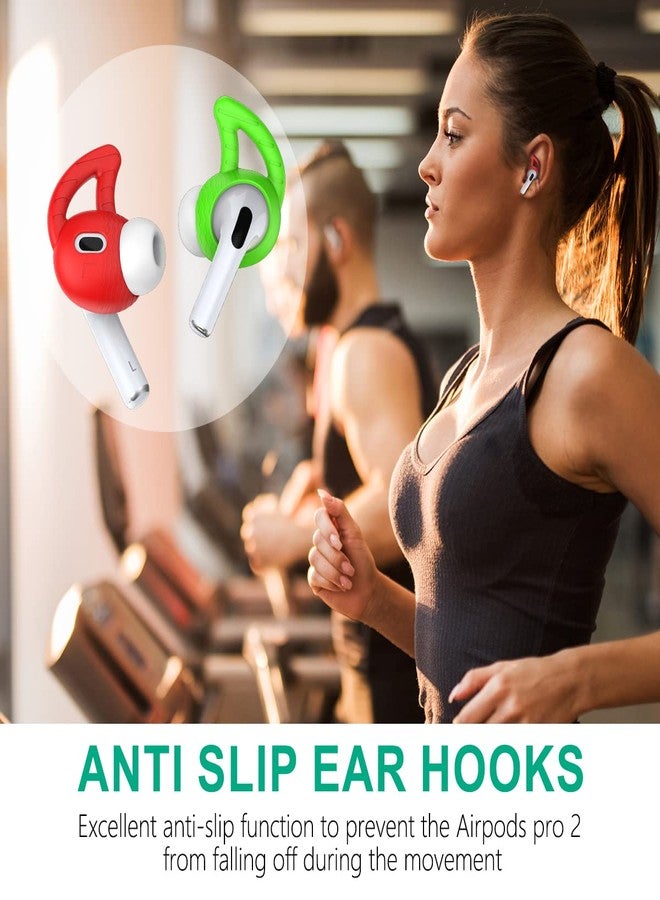 TOLUOHU [5 Pairs] Silicone Ear Hooks for AirPods Pro 2, Ear Hook Anti Slip AirPods Pro 2 Accessories Compatible with AirPods Pro 2nd Generation (2022) - NOT Fit in Case - Image 5