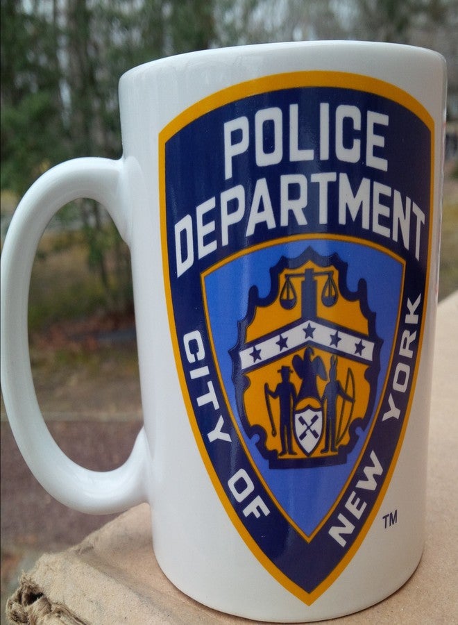 CCS Nypd City of New York Police Department 11 Ounce White Ceramic Coffee Mug by CCS - Image 1