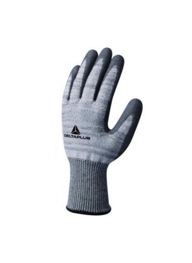 Deltaplus - Safety Gloves VECUT42 Grey HPPE PU Coated – High-Cut Resistance Work Gloves for Precision and Industrial Use | Pack of 2 - Image 1
