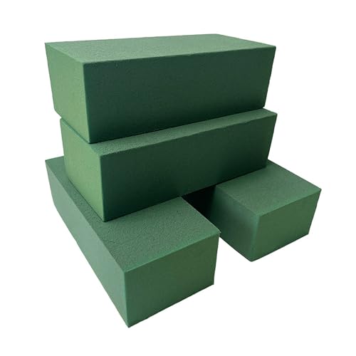 Mindful Design 6-Pack Floral Foam Blocks Dry & Wet for Fresh and Artificial Flowers, 7.8” L x 3.5” W x 2.4” H – Ideal for Weddings, Birthdays, Home, Office, and Garden Decor - Image 1