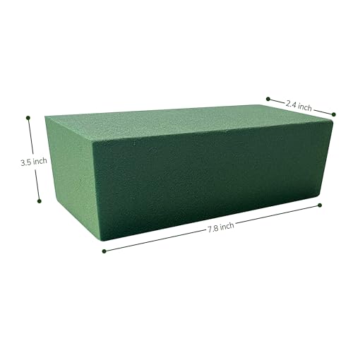 Mindful Design 6-Pack Floral Foam Blocks Dry & Wet for Fresh and Artificial Flowers, 7.8” L x 3.5” W x 2.4” H – Ideal for Weddings, Birthdays, Home, Office, and Garden Decor - Image 2