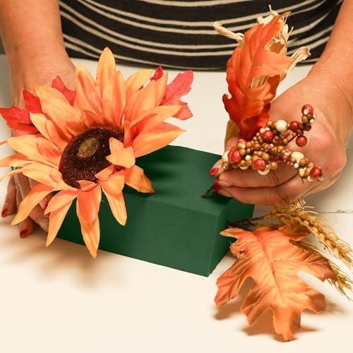 Mindful Design 6-Pack Floral Foam Blocks Dry & Wet for Fresh and Artificial Flowers, 7.8” L x 3.5” W x 2.4” H – Ideal for Weddings, Birthdays, Home, Office, and Garden Decor - Image 5