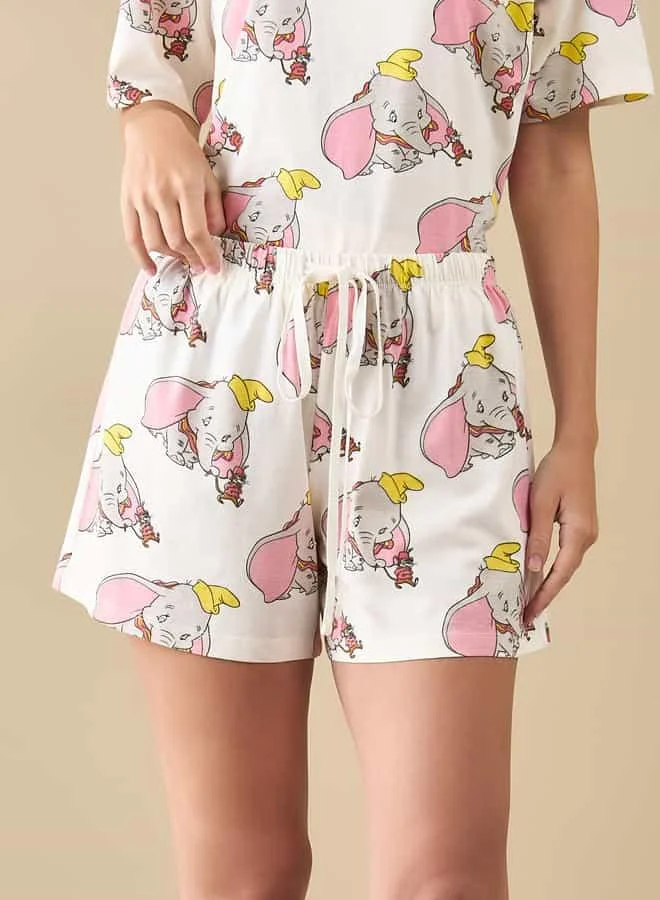 Splash FAV Dumbo Print T-shirt and Shorts Set