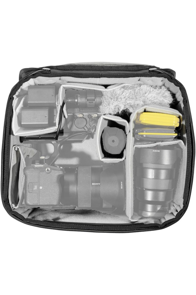 Peak Design Camera Cube V2, Smedium (Small/Medium), Custom Organization and Protection, Weatherproof Shell with Interior Padding, Camera Bag Insert Compatible Travel & Outdoor Bags - Image 5