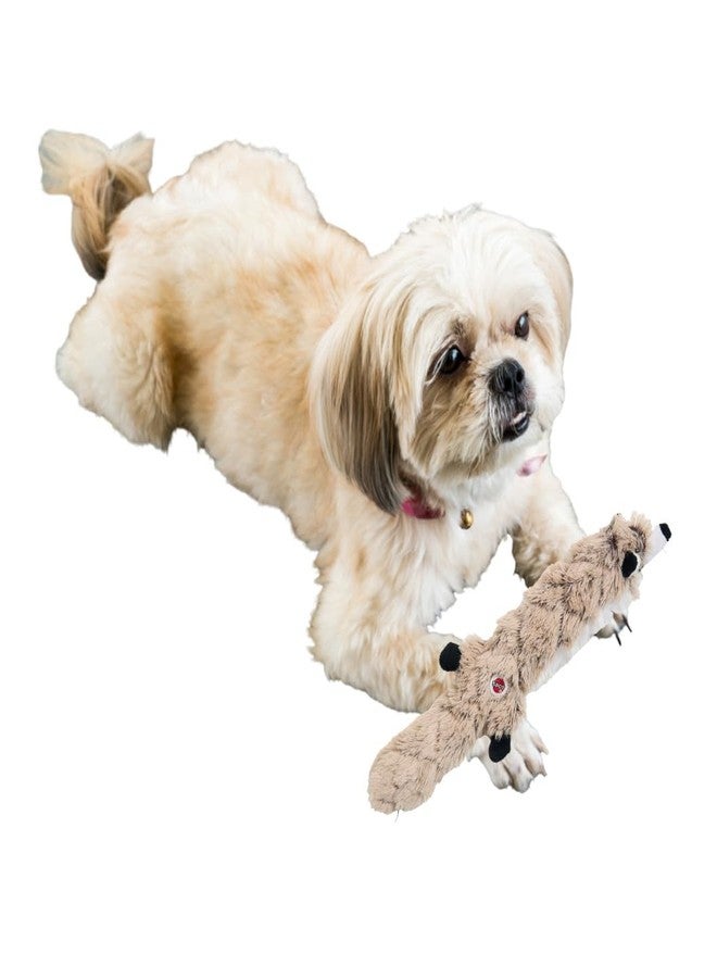 SPOT Skinneeez Extreme Quilted Raccoon - Durable, Stuffing Free Dog Toy with 4 Layers of Diamond Stitched Fabric & 2 Squeakers- Ideal for Small & Medium Aggressive Puppies and Dogs- 14in - Image 1