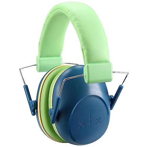 ProCase Kids Noise Cancelling Headphones, Kids Ear Protection Monster Jam Truck, Fireworks Hearing Protection Noise Reduction, Noise Canceling Earmuffs for Sensory Autism Toddler Children -Navy - Image 1