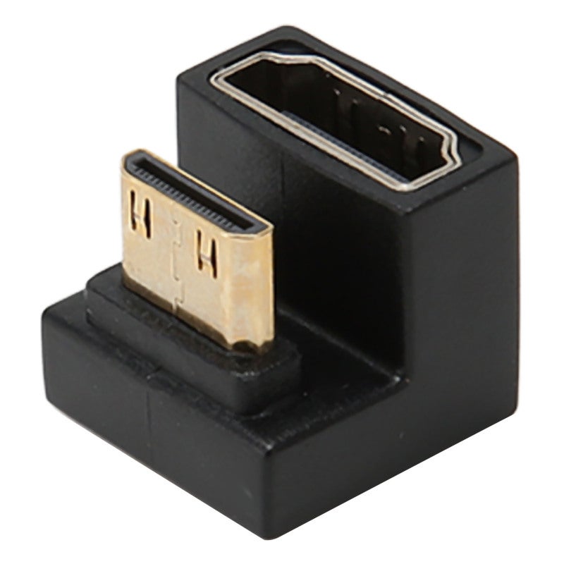 Mini HD Adapter 180 Degree Angled 8K 60Hz Supported - Gold Plated Plug Play HD Converter with LED Indicator for Laptop Camera RasPi 4 - Image 2